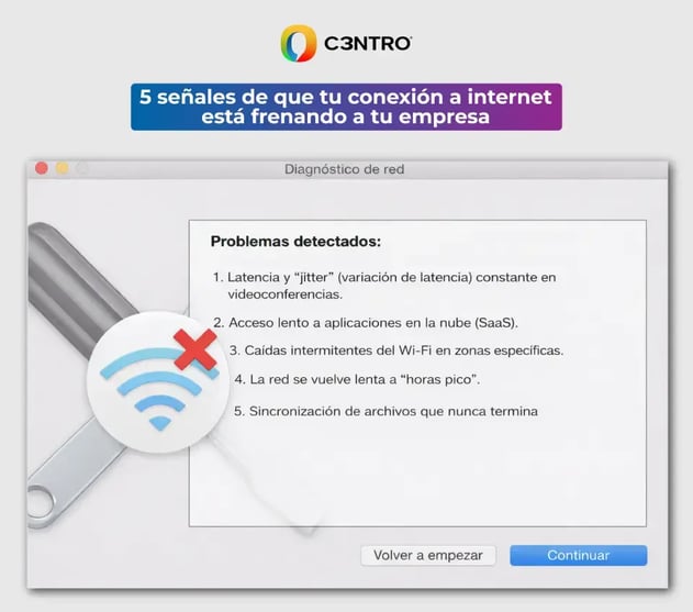 5 señales de que está fallando tu internet empresarial 